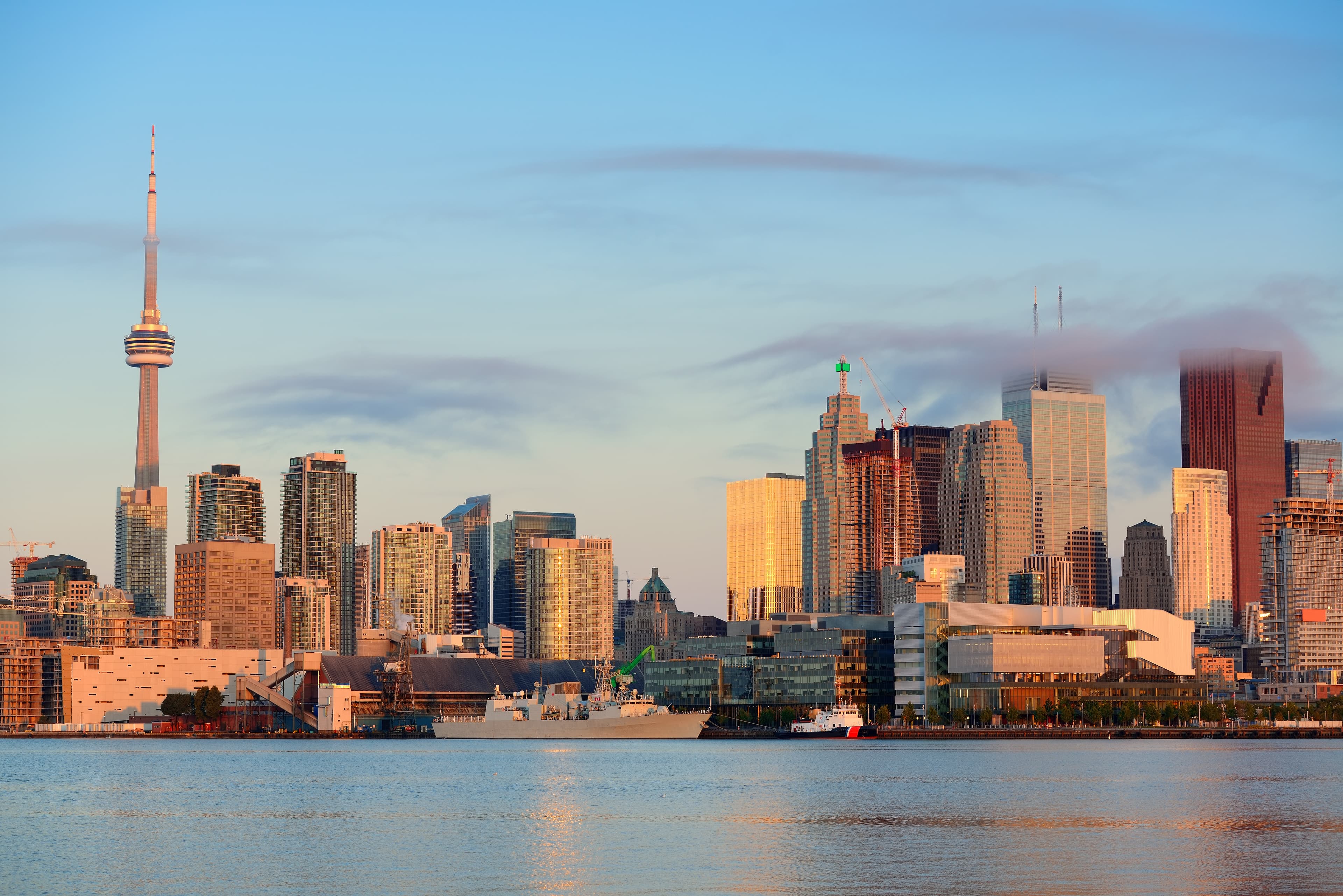 Pôr do sol em Toronto